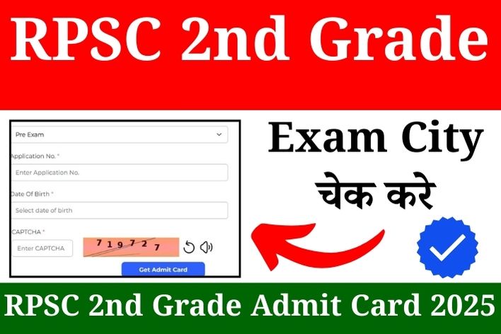 RPSC 2nd Grade Exam City 2025