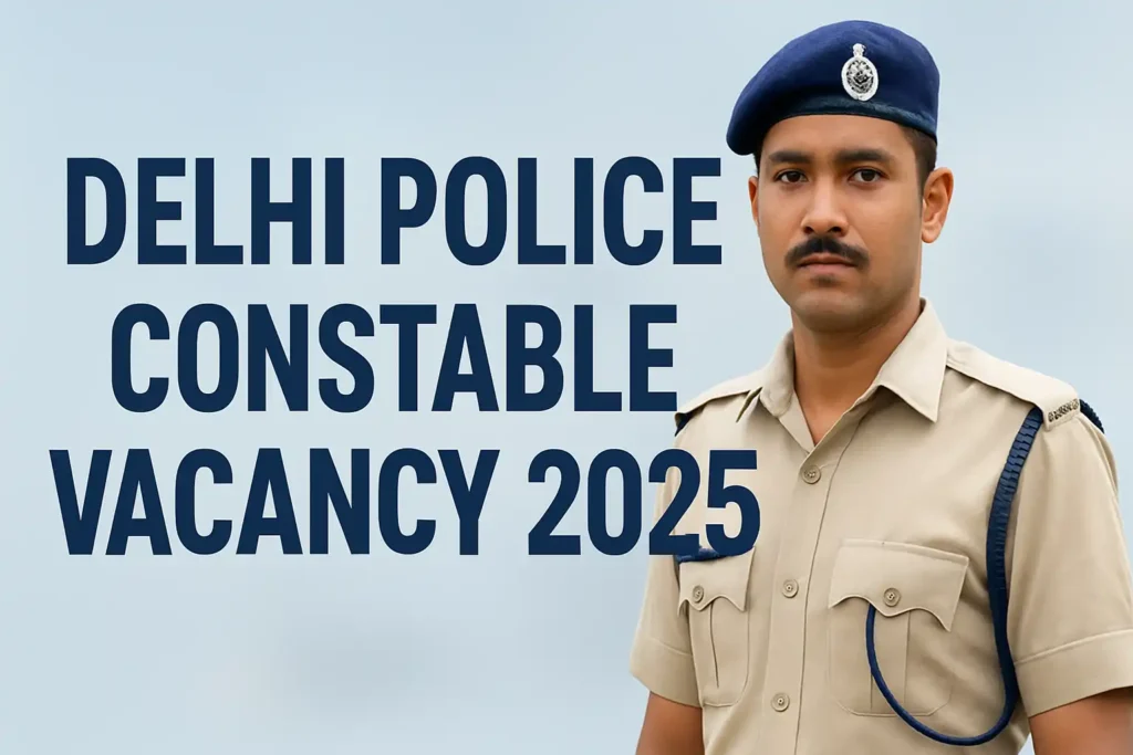 Delhi Police Constable Vacancy 2025