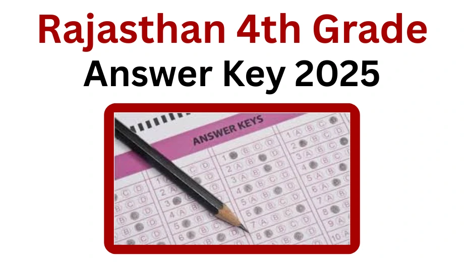 Rajasthan 4th Grade Answer Key 2025
