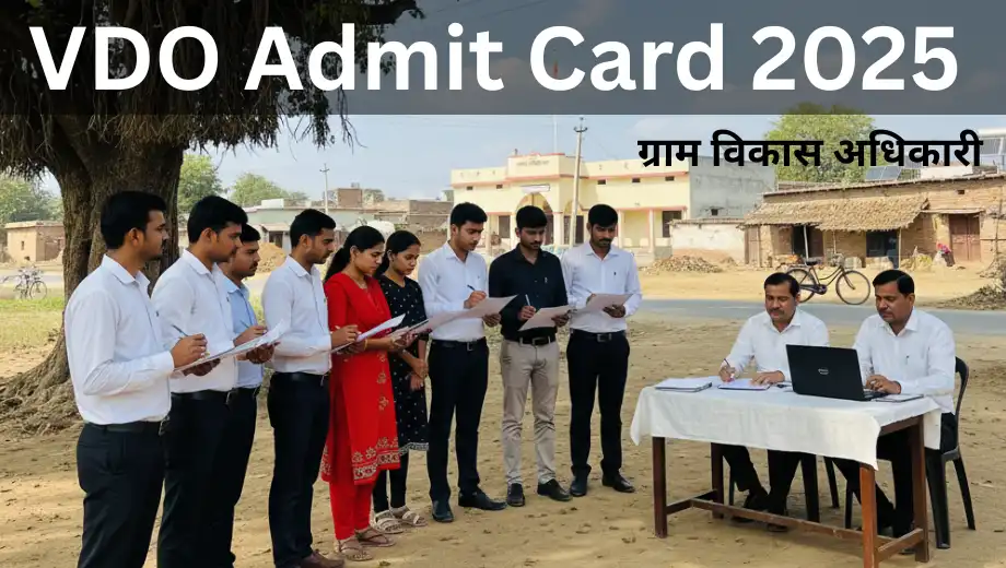Rajasthan VDO Admit Card 2025
